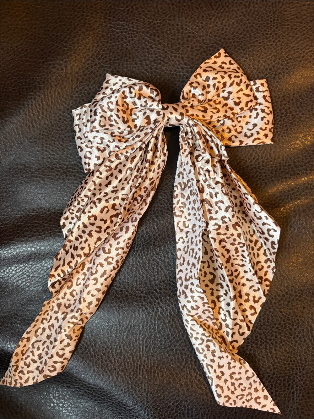 Satin hair bows